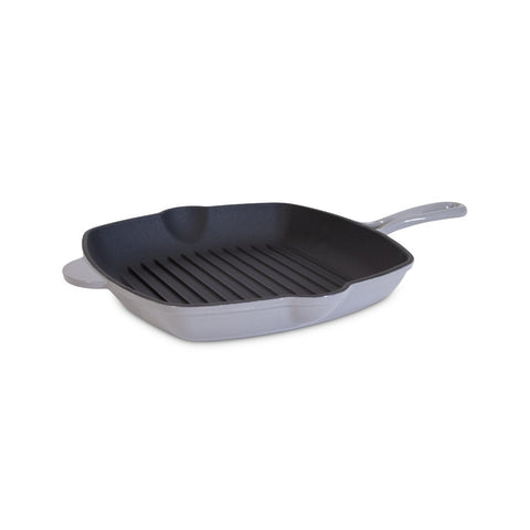 Grillpanna av gjutjärn, emaljerad - Ø28 cm